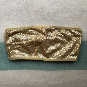 Gold Sequin Bandeau